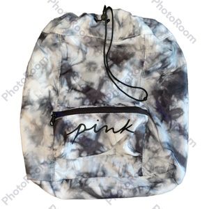 VS pink drawstring bag
